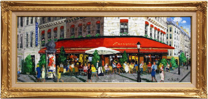 楽天市場】藤森悠二 「 ムーランルージュ 」 油絵 ・油彩画 F10 ( 10号