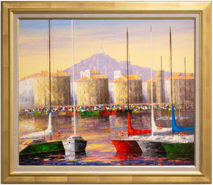 酒井健吉 油彩画 手描き 貴重 作者サイン 酒井健吉 「 盛花 」 油絵 油彩画 F4 (4号) 絵画 洋画 肉筆