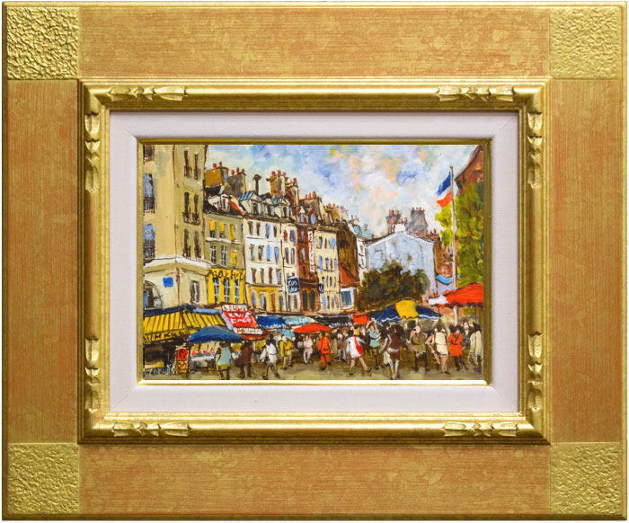 関拓司「パリの風景」リトグラフ EA 楽天市場】関 拓司「 パリ風景 」 油絵 ・ 油彩画 SM