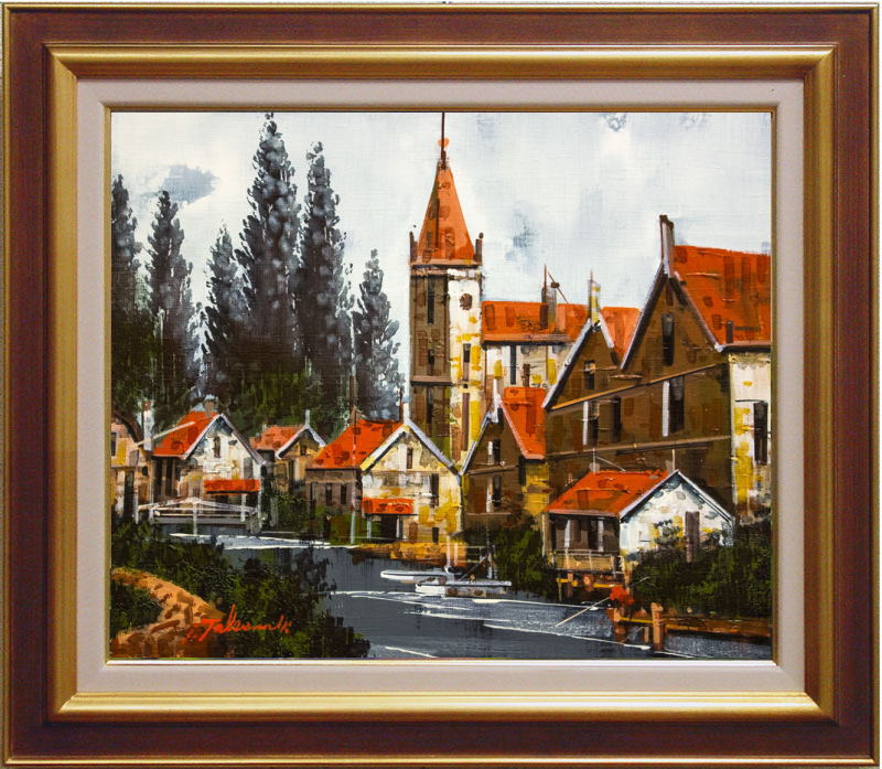 楽天市場】関 拓司 「 サン・ジェルマン リュード・セーヌ 」 油絵