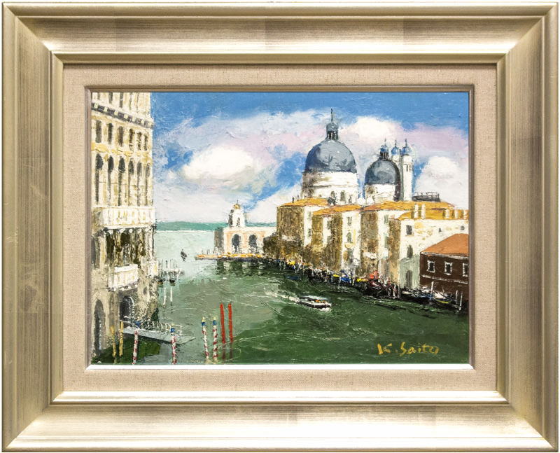 楽天市場】奥西賀男 「 パンジー 」 油絵 ・ 油彩画 F4 ( 4号