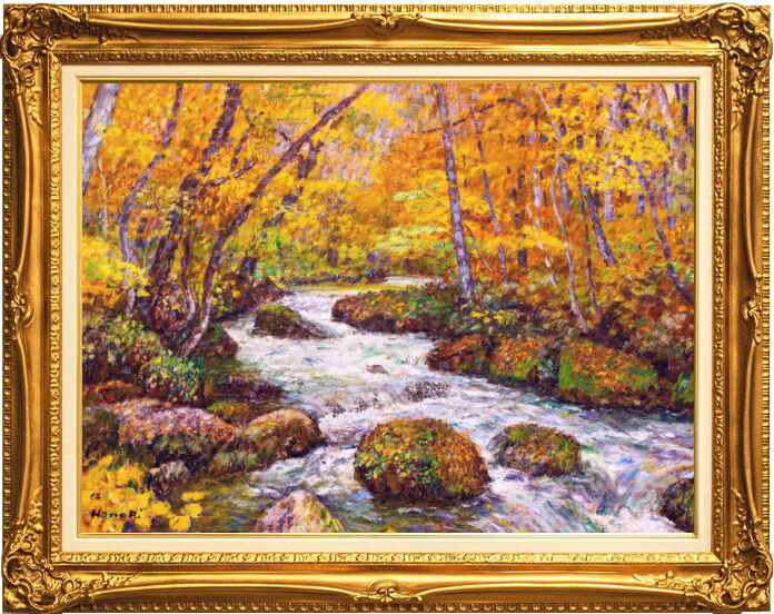 楽天市場】田崎広助 「 朱富士 」( 赤富士 ) 油絵 ・ 油彩画 F0