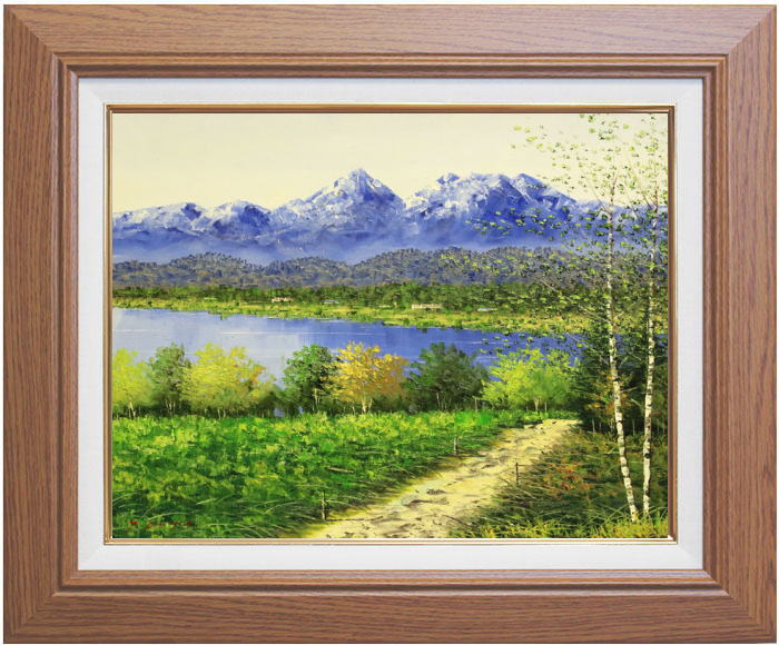 楽天市場】高田 悟 「 野の花 」 油絵 油彩画 F4 ( 4号 ) : 内田画廊