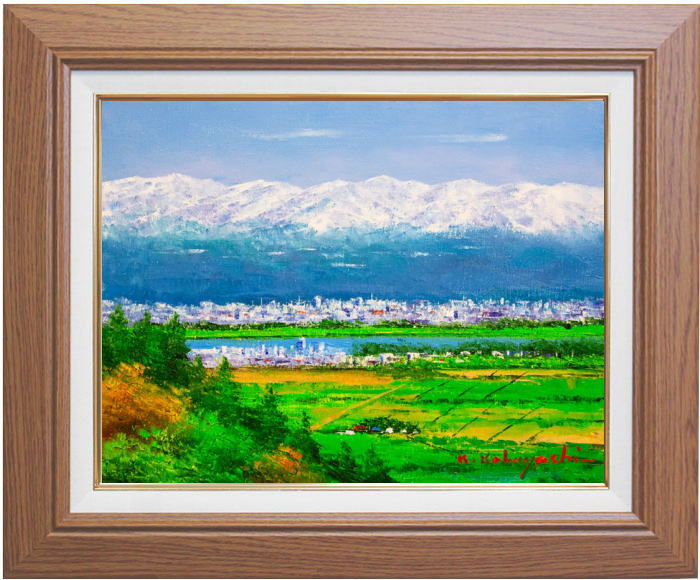 小林幸三】妙高山 油絵 絵画