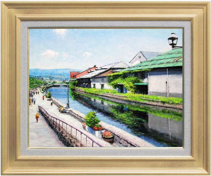 楽天市場】若井良一 「 奥入瀬渓流 」 油絵 ・ 油彩 F6 ( 6号