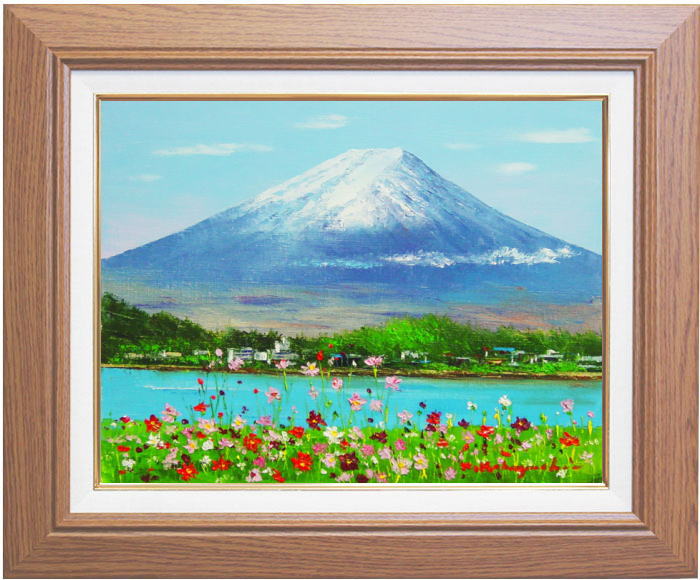 油彩画 奥入瀬渓流4