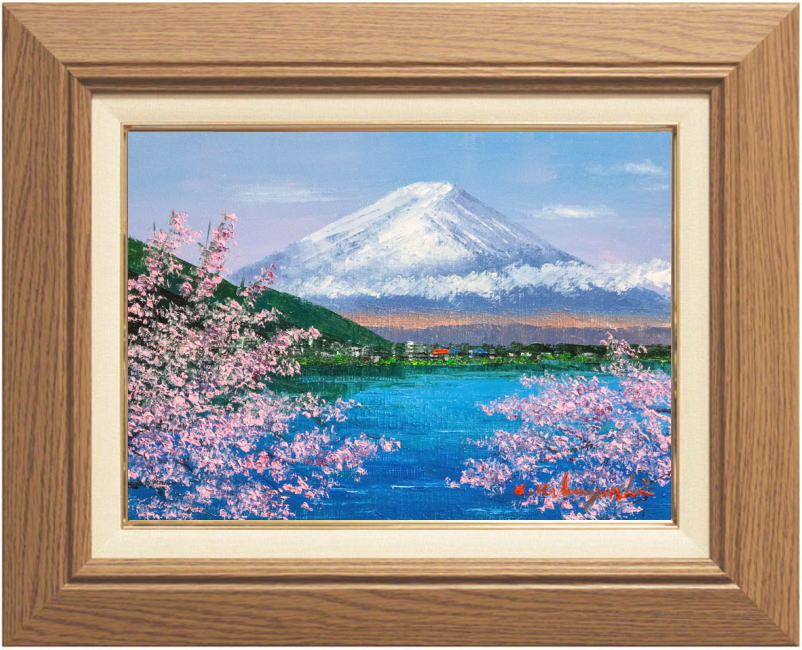 楽天市場】小林幸三 「 梓川 」 油絵 油彩画 F4 ( 4号 ) : 内田画廊