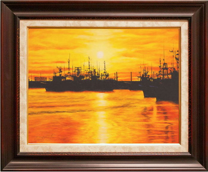 松浦　敬文「黒谷夕鐘」油彩 m73171917222_1.jpg?1705883435
