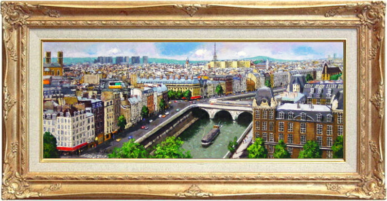 油彩のバリの風景画です 油彩のバリの風景画です 美術品・アンティーク・コレクション