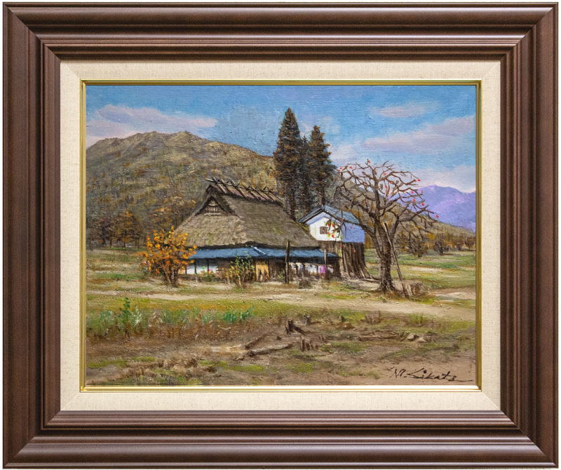 楽天市場】関 健造 「 山村清流 」 油絵 油彩画 F6 ( 6号 ) : 内田画廊