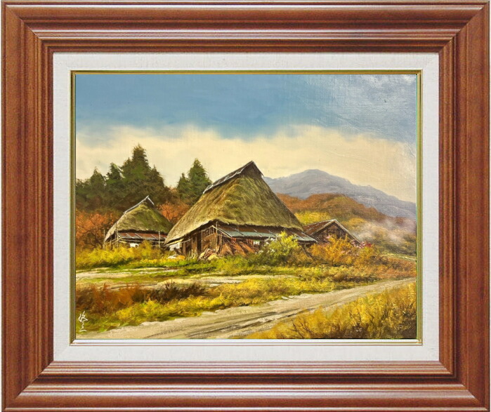 楽天市場】大野純一『コスモス畑』油絵 F6（6号） : 内田画廊