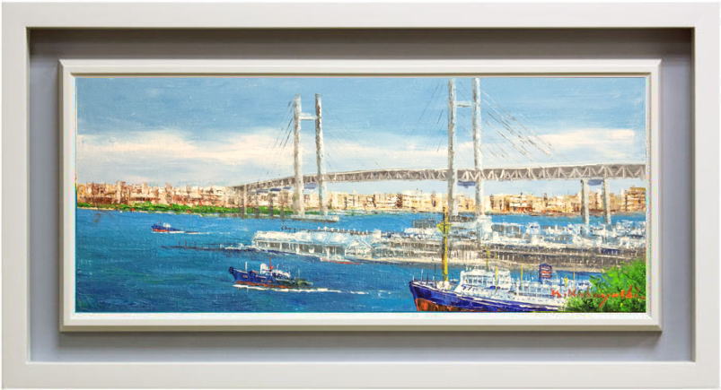 楽天市場】小林幸三 「 上高地 大正池 」 油絵 油彩画 F10 ( 10号