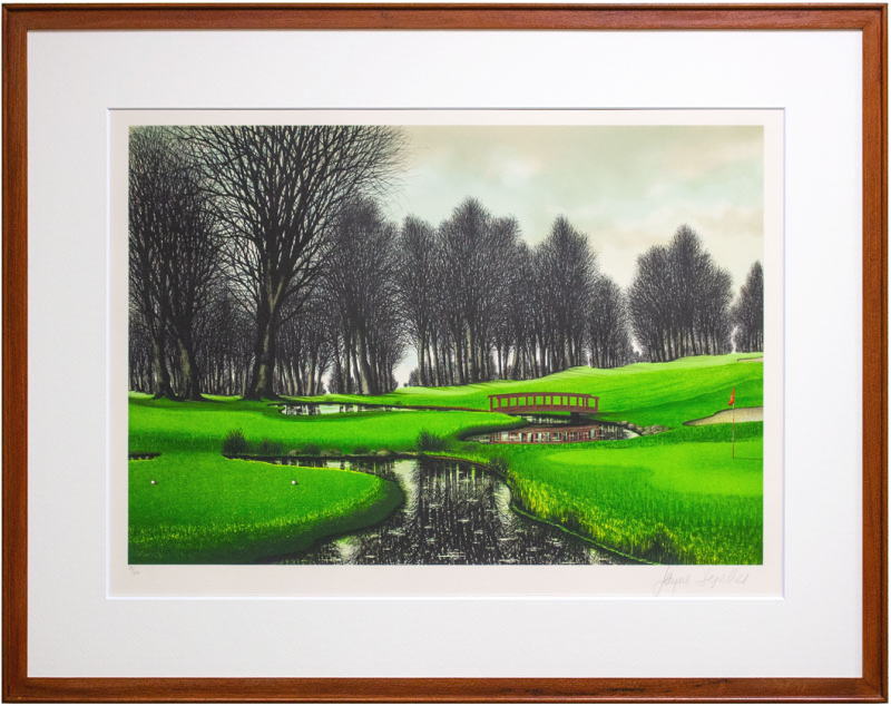 楽天市場】ゴルフ場 絵画 風景画 リトグラフ 版画 ジャック