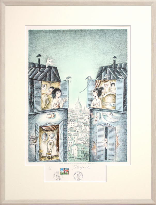 楽天市場】【版画・絵画】レイモン・ペイネ『お花のプロポーズ