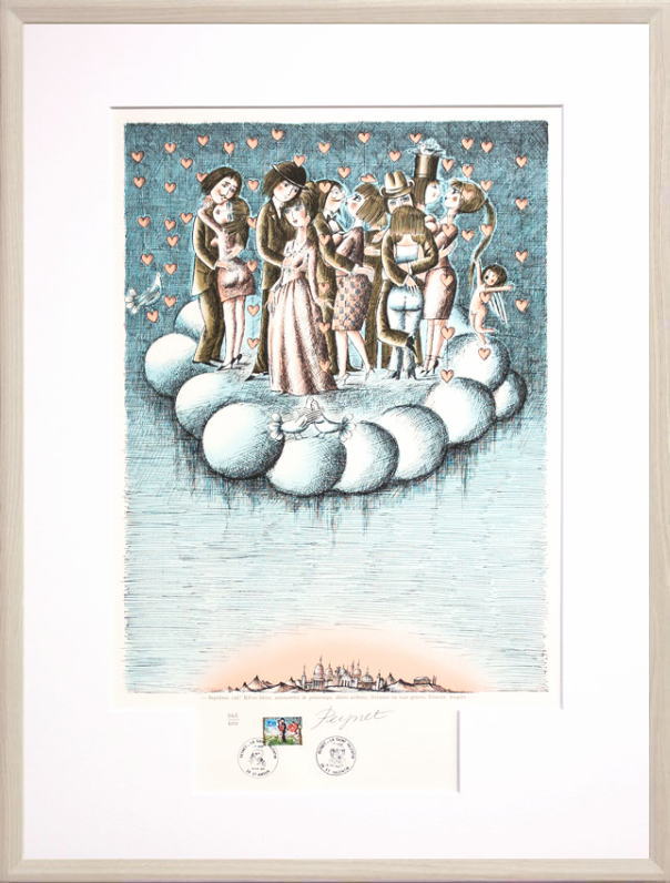 楽天市場】【版画・絵画】レイモン・ペイネ『お花のプロポーズ