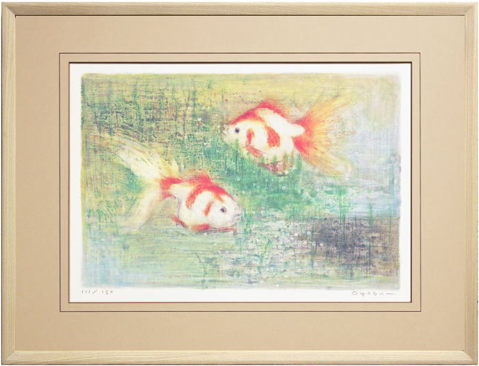 楽天市場】大藪雅孝 「 牡丹 」 オリジナル リトグラフ : 内田画廊