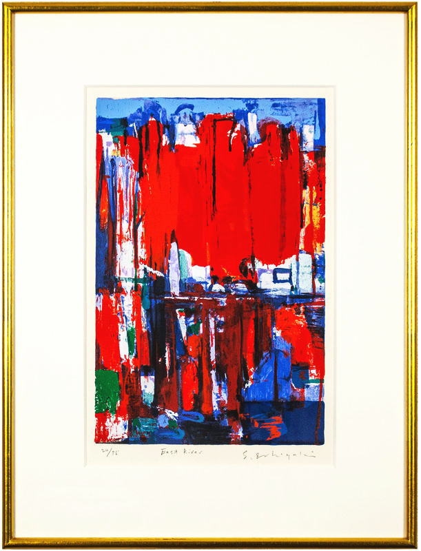 石垣定哉 銅版画 版画 楽天市場】石垣定哉 「 サンライズ 」 リトグラフ 版画 【中古