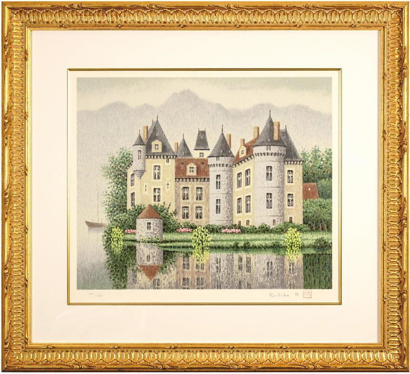 楽天市場】西村龍介 「 晴日 」 油絵 ・ 油彩画 F3 ( 3号