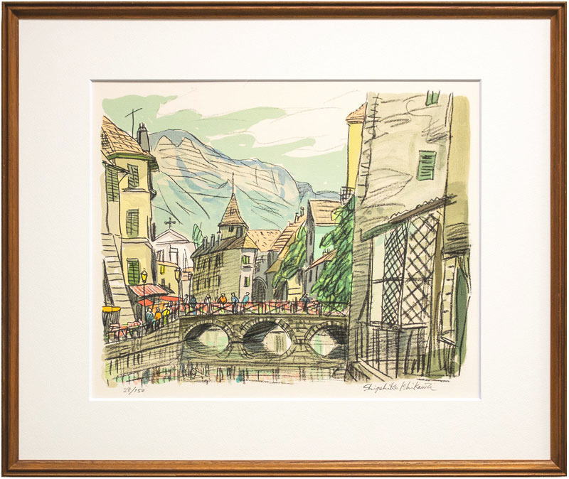 楽天市場】林 喜市郎 「 新治村真夏 」 リトグラフ【中古】 : 内田画廊