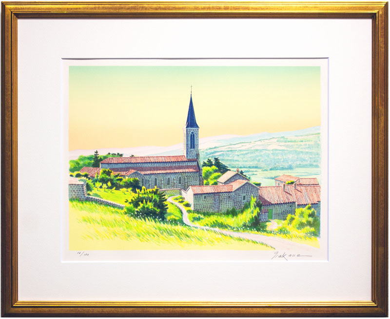 楽天市場】林 喜市郎 「 新治村真夏 」 リトグラフ【中古】 : 内田画廊