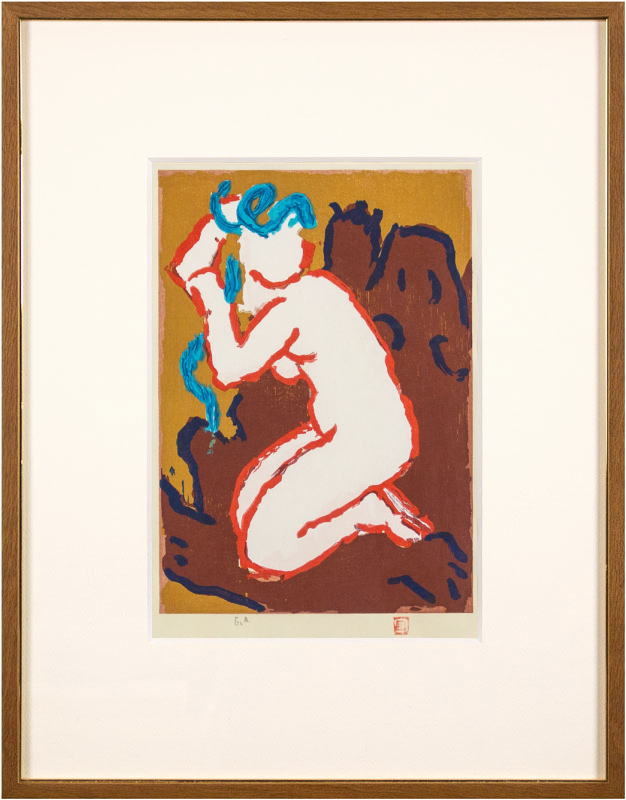 熊谷守一　 　牡丹 Amazon｜熊谷守一 「 牡丹 」 シルクスクリーン 版画｜アートワーク