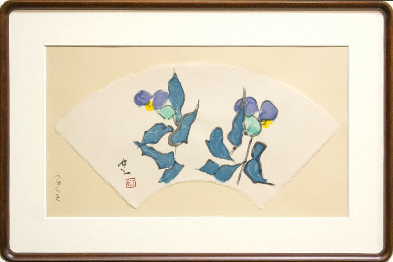 楽天市場】熊谷守一 「 鬼百合に揚羽蝶 」 シルクスクリーン