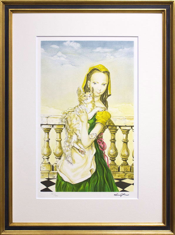 楽天市場】藤田嗣治『オペラ座の夢』(魅せられし河より)リトグラフ版画