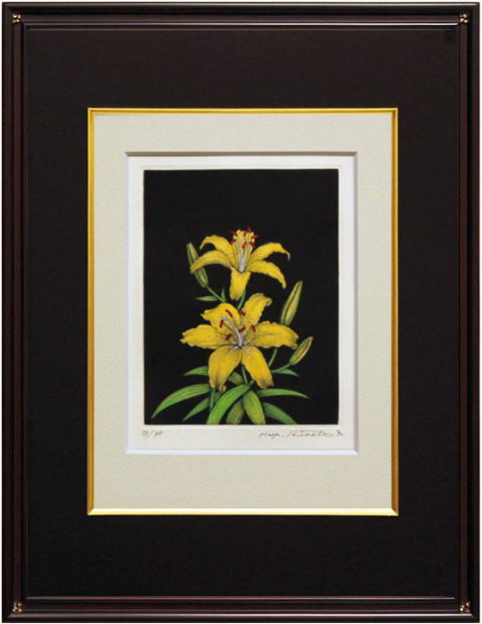 楽天市場】松下勝正 「 桜花 」 日本画 F10 ( 10号 )【中古】【新古品