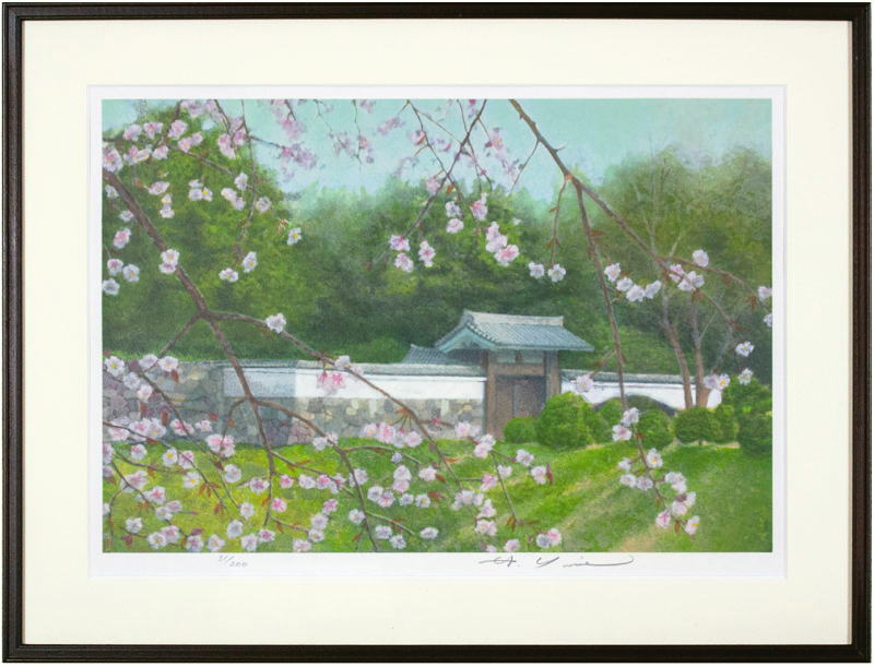 楽天市場】山家久幸『古城の秋』セリグラフ版画【中古】 : 内田画廊