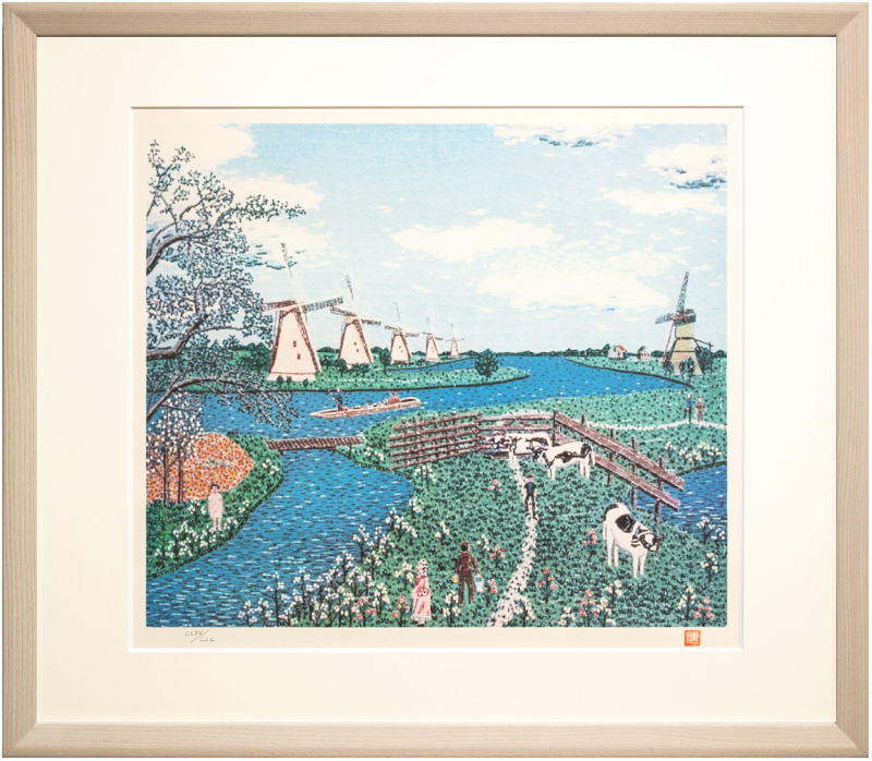 楽天市場】山下 清 「 日本平よりの富士 」 リトグラフ 版画