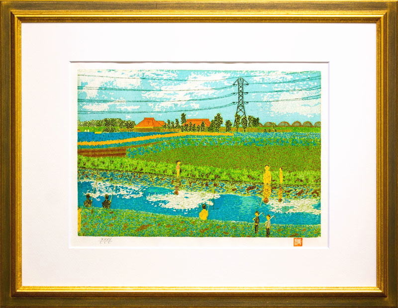 楽天市場】山下 清『清の見たゆめ』(特8号) リトグラフ版画 : 内田画廊