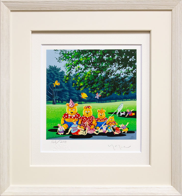 ヒロ・ヤマガタ 山形博導 「 ハミルトン家の日々 ピクニック 」 シルクスクリーン 版画 【中古】|内田画廊