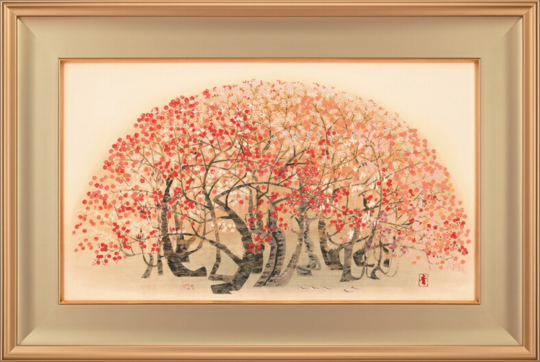 前田青邨、『富士』、希少な豪華限定・額装用画集より、新品額装付、巨匠 前田青邨、『富士』、希少な豪華限定・額装用画集より、新品額装