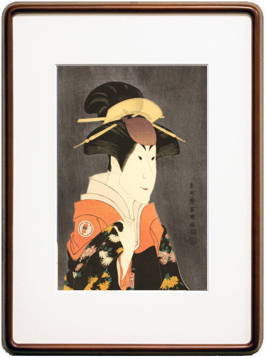 楽天市場】東洲斎写楽撰 「 二世坂東三津五郎の石井源蔵 」大判 黒雲母