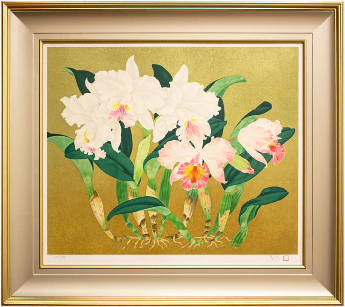 楽天市場】森田りえ子 「 秋華 」 シルクスクリーン 版画 【中古