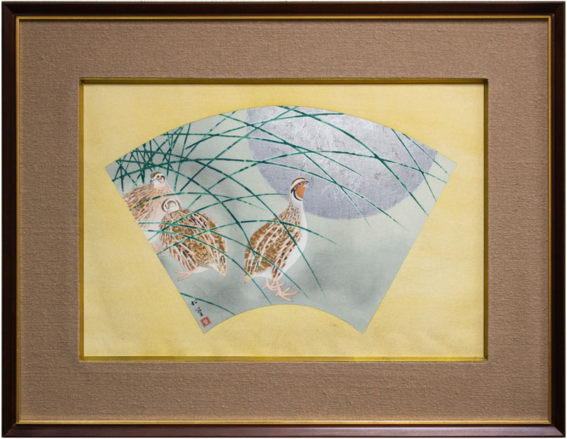 楽天市場】上村淳之「 月 ( 鴫 ）」オリジナルリトグラフ 石版画【新古