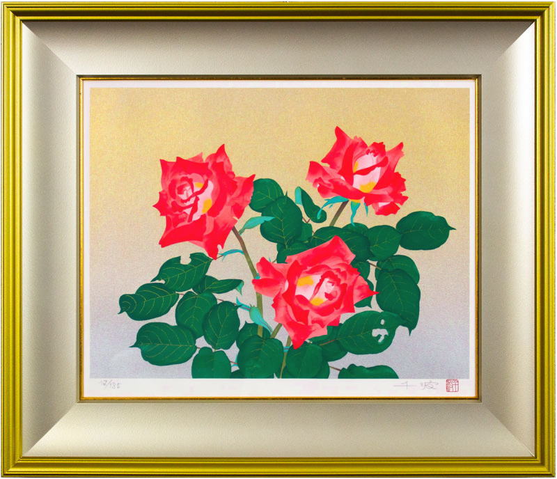 楽天市場】中島千波 「 秋明菊 」 花の瞬間(とき)より オリジナル 木