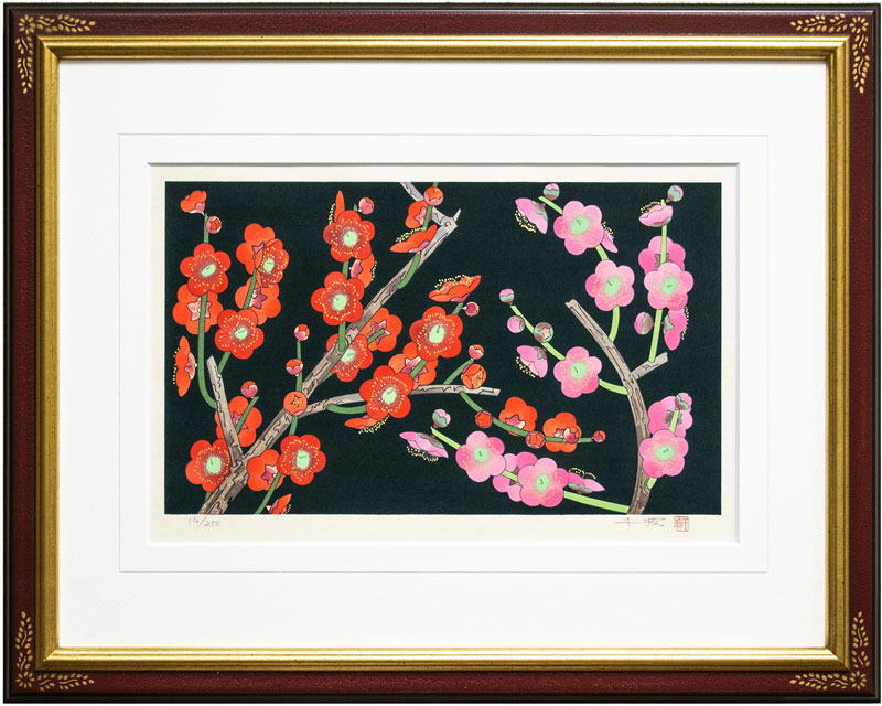 お値下げしました！中島千波 花の瞬間 秋明菊 シュウメイギク 中島千波