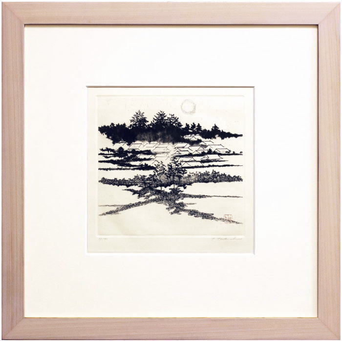 楽天市場】田渕俊夫 「 飛鳥川 」 オリジナル リトグラフ 版画 【中古