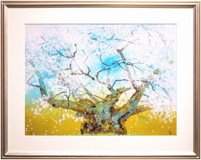 楽天市場】中島千波 「 秋明菊 」 花の瞬間(とき)より オリジナル 木