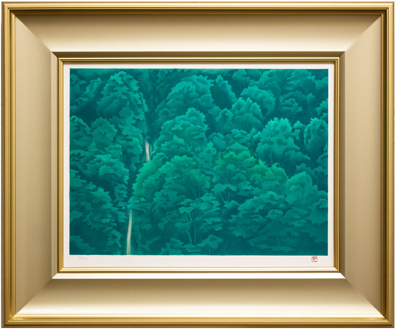 楽天市場】平山郁夫 複製画 「薫風 長谷寺」プリント 絵画 美術