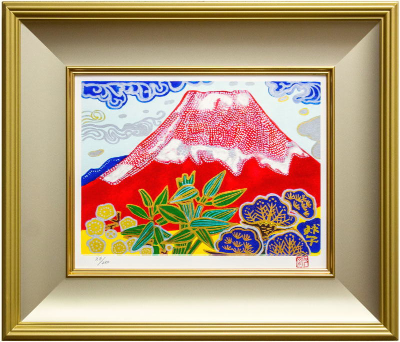 楽天市場】芝田米三 「 さくらんぼ 」 リトグラフ 版画【新古品