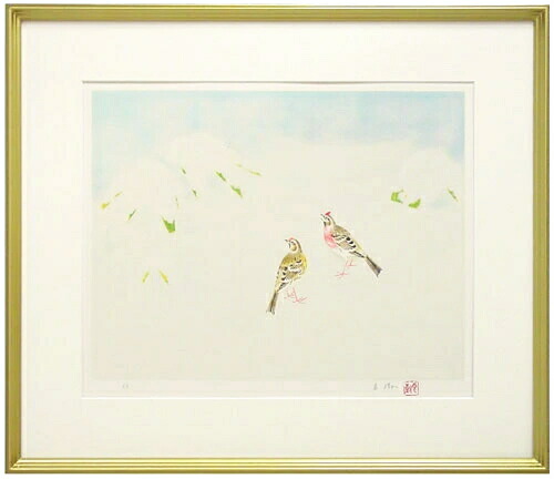 楽天市場】中野嘉之 秋小禽 日本画10M : ギャラリーダッドアート