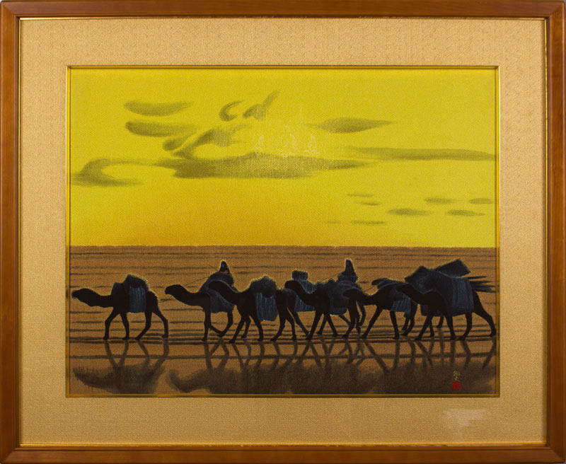 楽天市場】石垣定哉 「 サンライズ 」 リトグラフ 版画 【中古