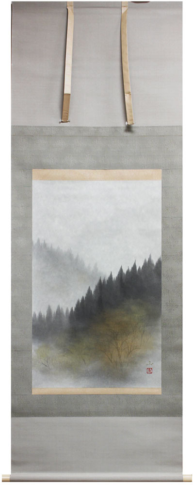 楽天市場】河本 正「 早春 」 日本画 F6 ( 6号 )【中古】 : 内田画廊