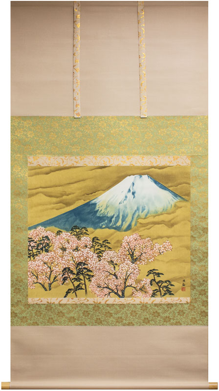 【模写】福島県出身日本画家 小林五浪「山村風景」紙本 掛軸 横物 彩色 M749 楽天市場】小林五浪 「 山麓風景 」 掛軸 ( 尺八横 ) 【新古品