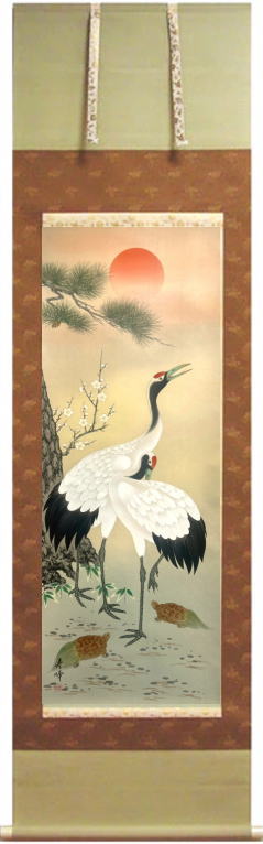 楽天市場】佐藤眉山 「 雪景 」 掛軸 ( 尺五立 ) : 内田画廊