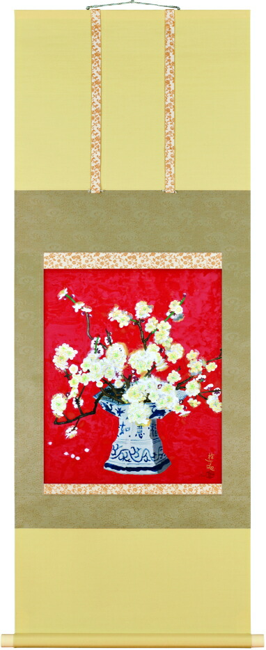 楽天市場】奥村土牛 「 朝顔 」彩美版 複製画 掛軸 桐箱入り : 内田画廊