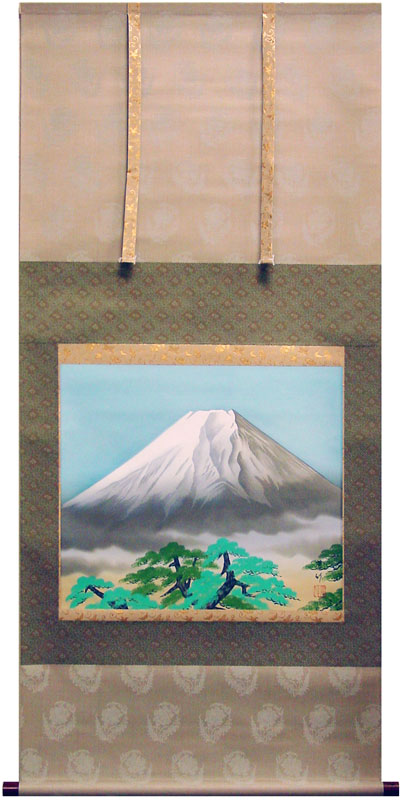 楽天市場】佐藤眉山 「 雪景 」 掛軸 ( 尺五立 ) : 内田画廊