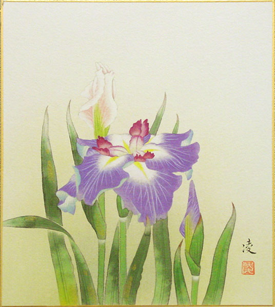 楽天市場】小西春玲『小雪美人』色紙絵 : 内田画廊